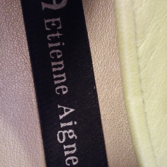 Etienne Aigner Rosette Leather FlatShoes - Picture 3 of 4